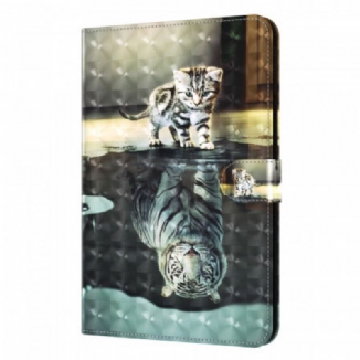 Housse Samsung Galaxy Tab A8 (2021) Light Spot Rêve de Chat