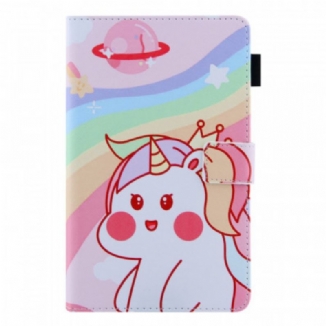 Housse Samsung Galaxy Tab A8 (2021) Mignonne Licorne