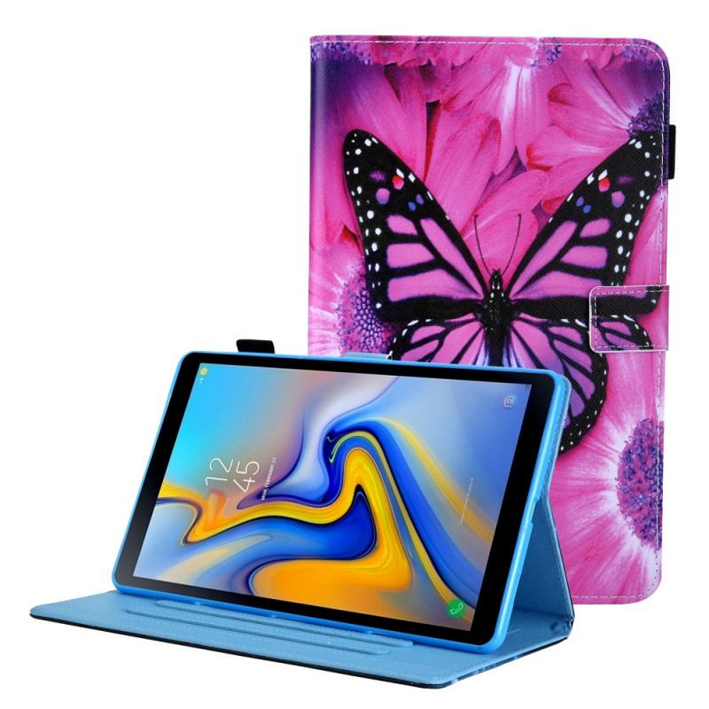 Housse Samsung Galaxy Tab A8 (2021) Papillon Floral