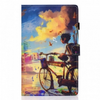 Housse Samsung Galaxy Tab A8 (2021) Vélo Art