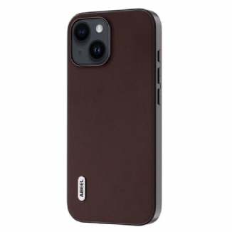 Coque iPhone 15 Plus Vrai Cuir Nappa ABEEL