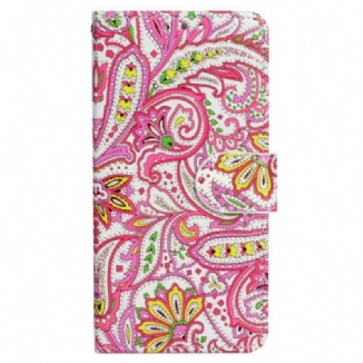 Housse iPhone 15 Plus Motif Coloré à Lanière