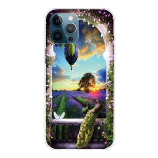 Coque iPhone 13 Pro Max Flexible Montgolfière