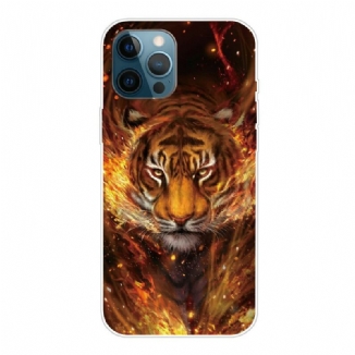 Coque iPhone 13 Pro Max Flexible Tigre