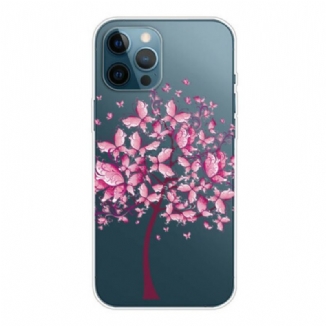 Coque iPhone 13 Pro Max Top Arbre Rose