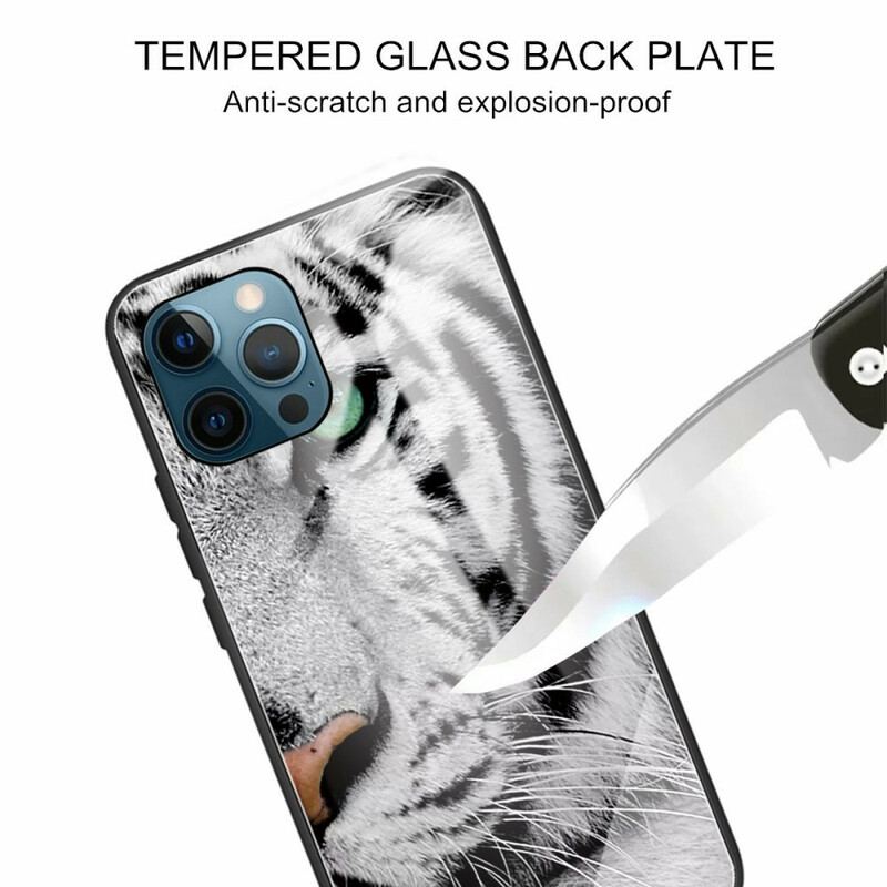 Coque IPhone 13 Pro Max Verre Trempé Tigre