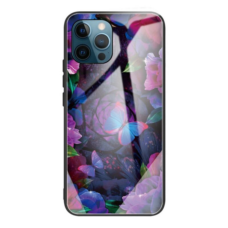 Coque iPhone 13 Pro Max Verre Trempé Variation Papillons