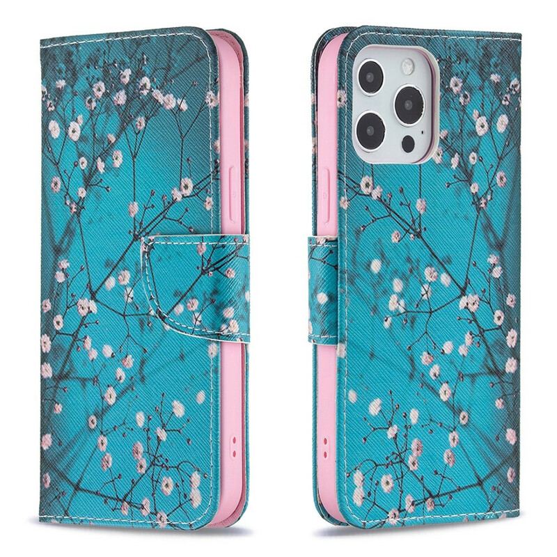 Housse iPhone 13 Pro Max Brancche Fleurie