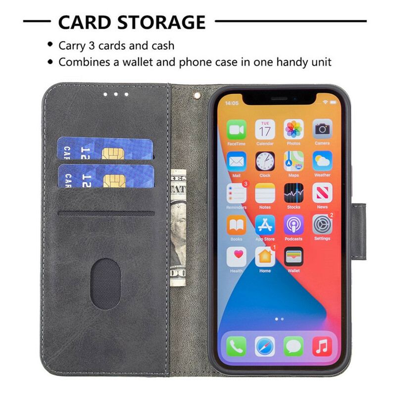 Housse iPhone 13 Pro Max Effet Peau de Crocodile Classique