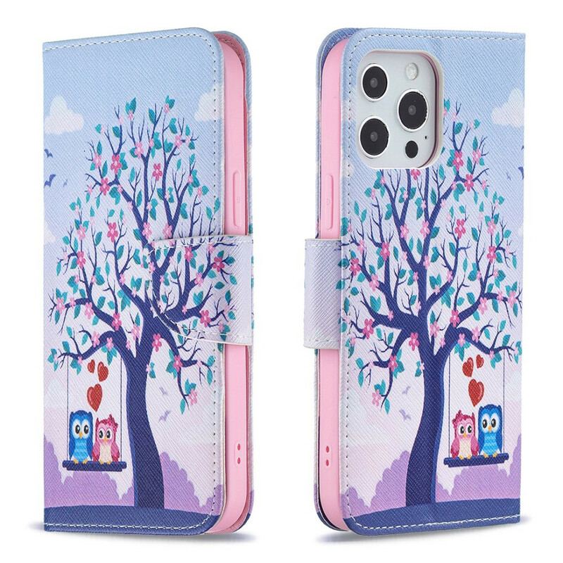 Housse iPhone 13 Pro Max Hiboux sur La Balancoire