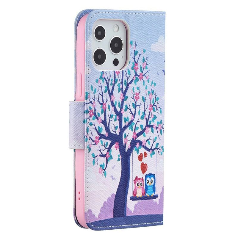 Housse iPhone 13 Pro Max Hiboux sur La Balancoire