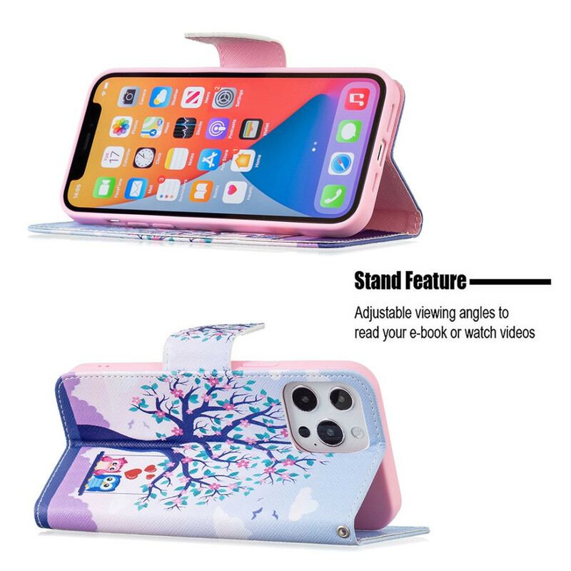 Housse iPhone 13 Pro Max Hiboux sur La Balancoire