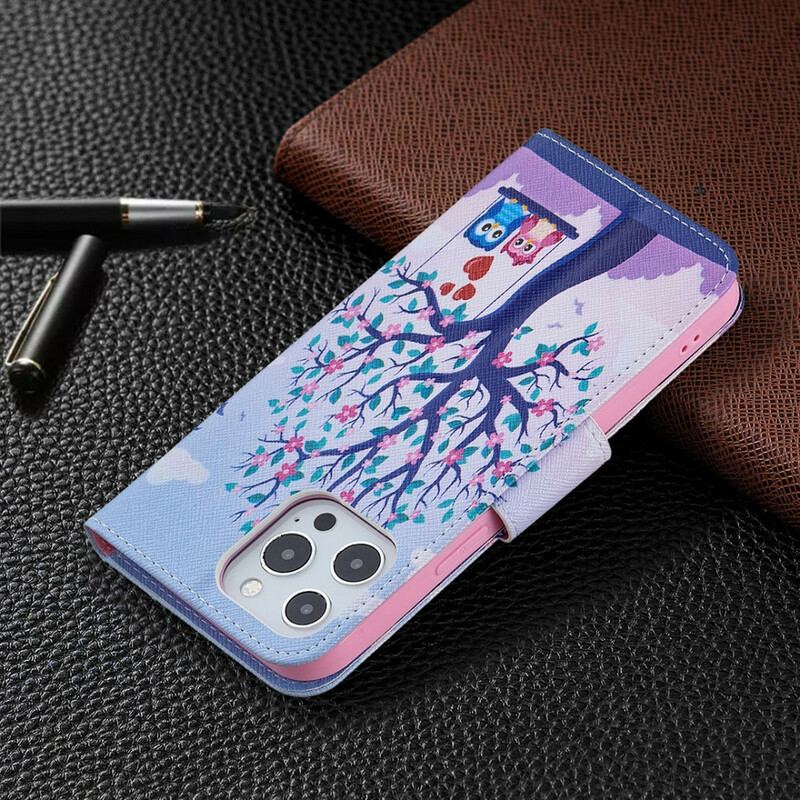 Housse iPhone 13 Pro Max Hiboux sur La Balancoire