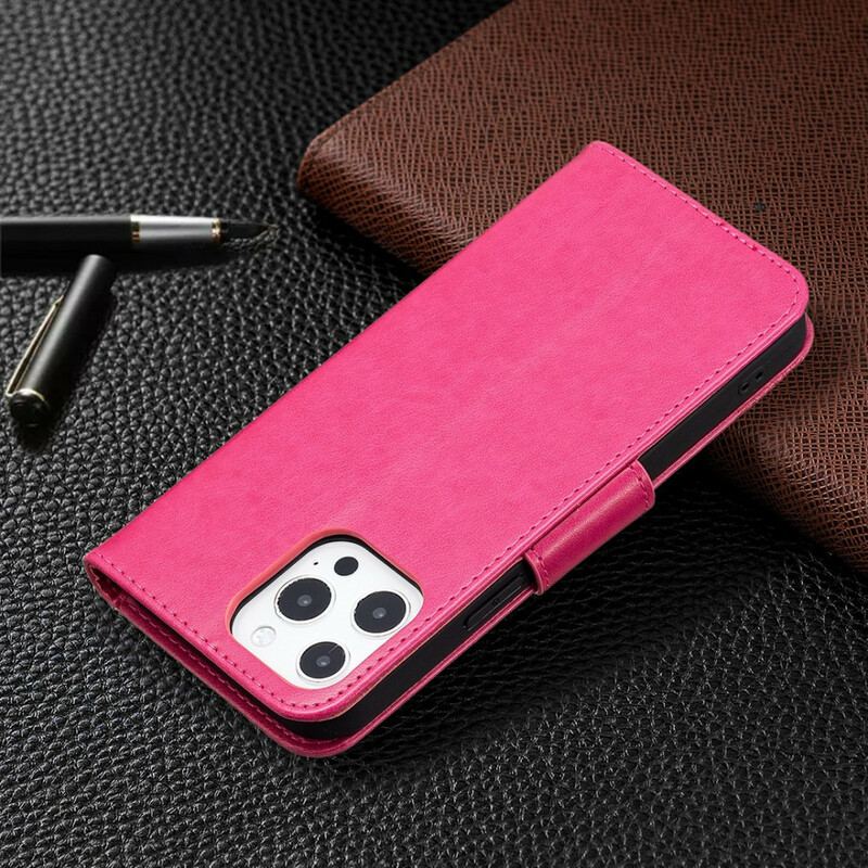 Housse iPhone 13 Pro Max Papillons et Rabat Oblique