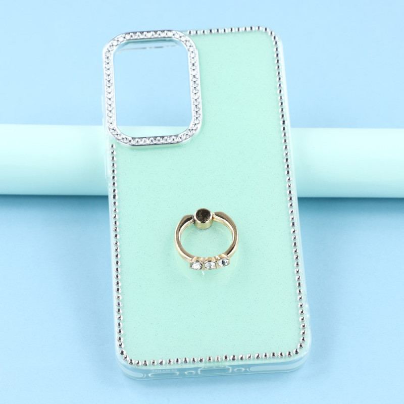 Coque Samsung Galaxy S26 Plus 5G Anneau-Support et Strass