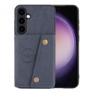 Coque Samsung Galaxy S26 Plus Effet Cuir Porte-Cartes