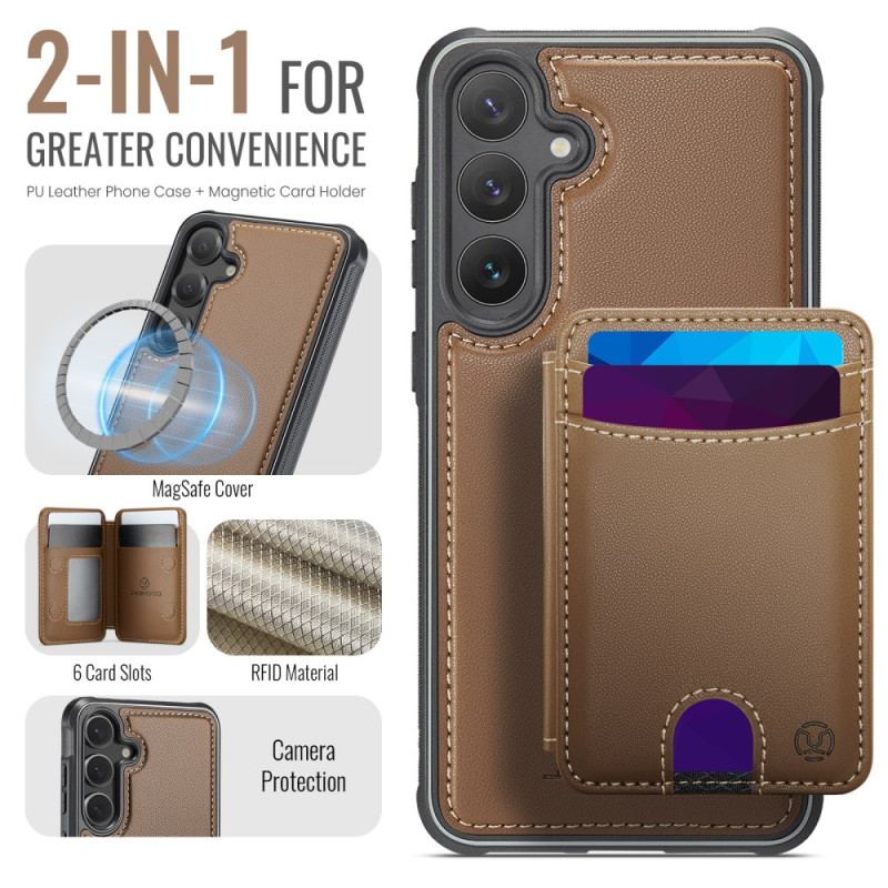 Coque Samsung Galaxy S26 Plus Porte-Cartes Détachable JEEHOOD