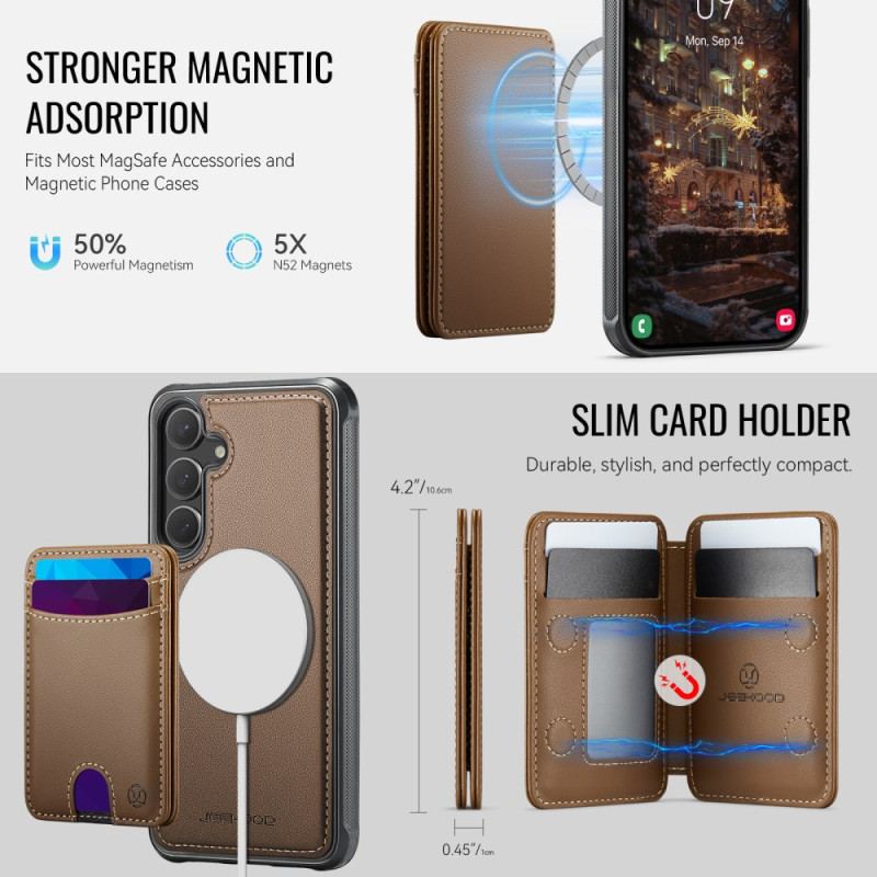 Coque Samsung Galaxy S26 Plus Porte-Cartes Détachable JEEHOOD