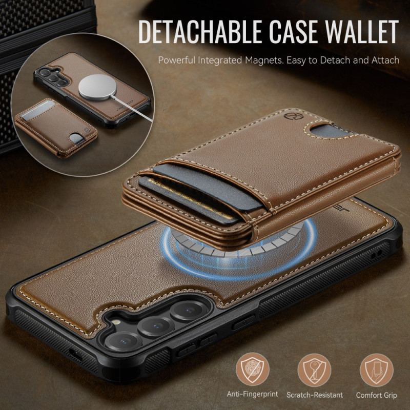 Coque Samsung Galaxy S26 Plus Porte-Cartes Détachable JEEHOOD