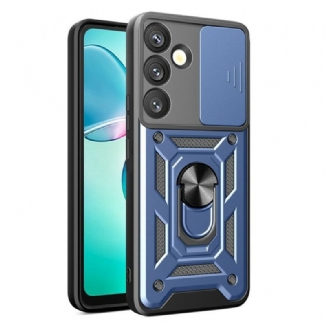 Coque Samsung Galaxy S26 Plus Protection Caméra Coulissante et Support Intégré