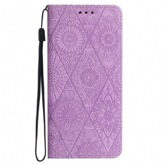 Flip Cover Samsung Galaxy S26 Plus Motif Ethnique