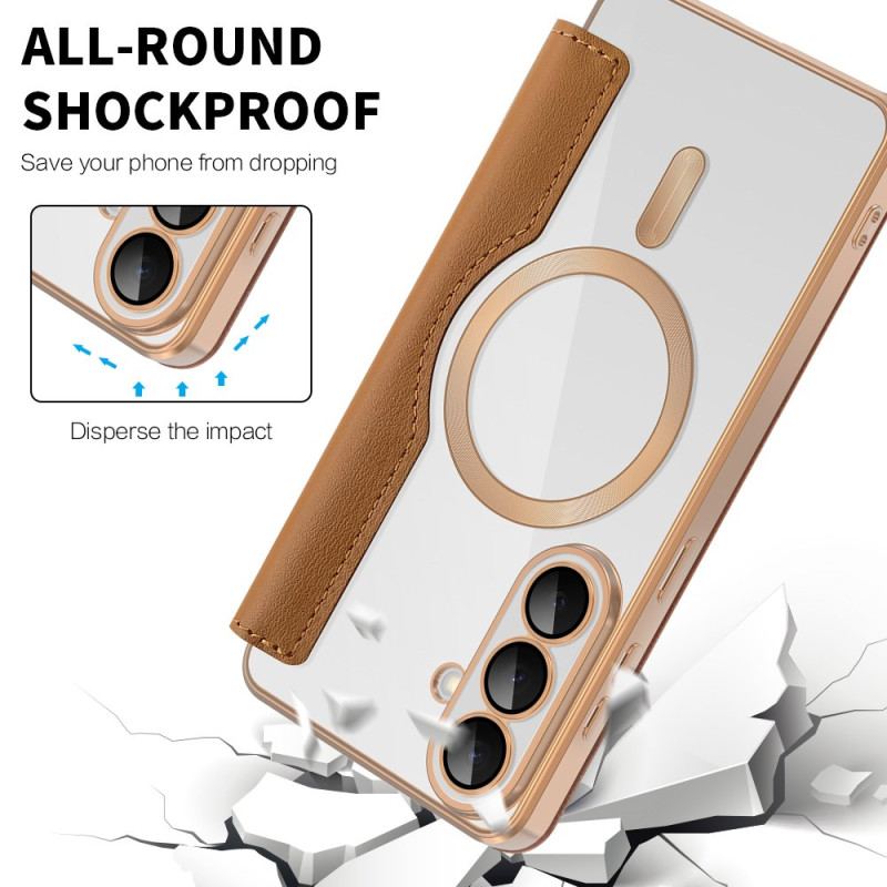 Flip Cover Samsung Galaxy S26 Plus Porte-Cartes RFID Matelassée