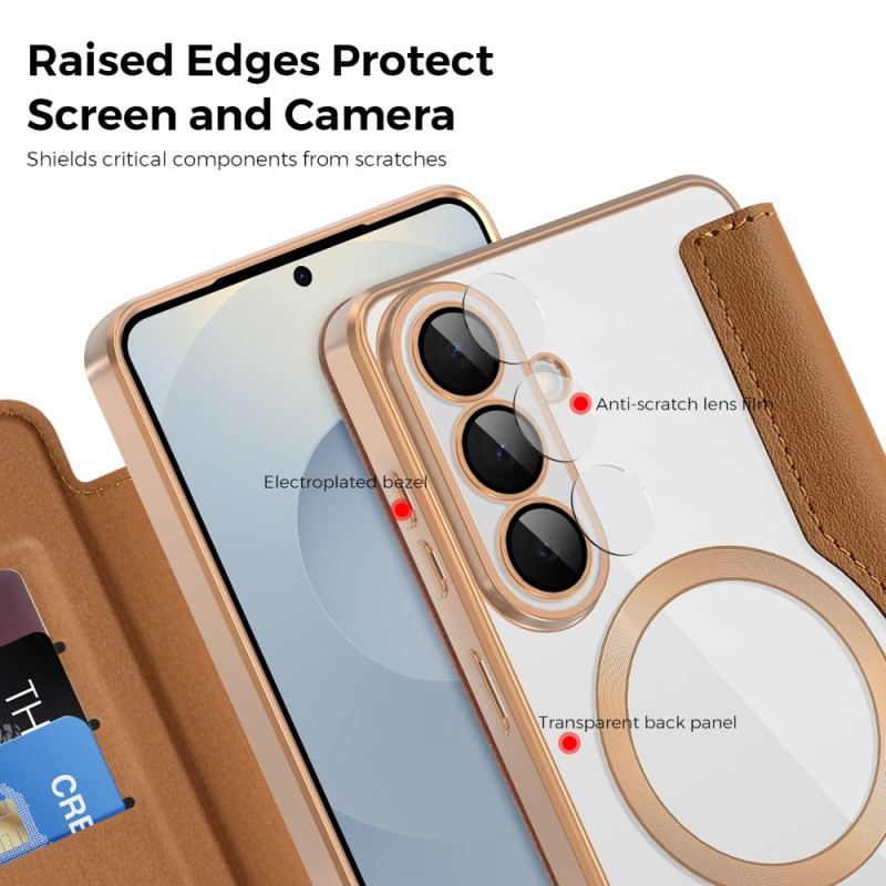 Flip Cover Samsung Galaxy S26 Plus Porte-Cartes RFID Matelassée