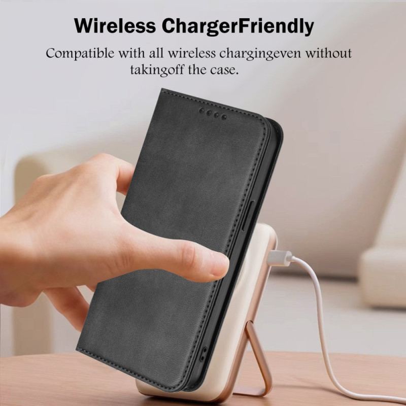 Flip Cover Samsung Galaxy S26 Plus Protection RFID Texture Rétro