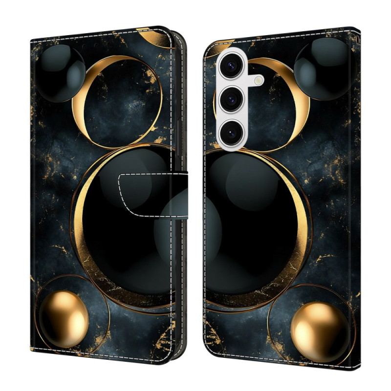 Housse Samsung Galaxy S26 Plus Anneaux Dorés