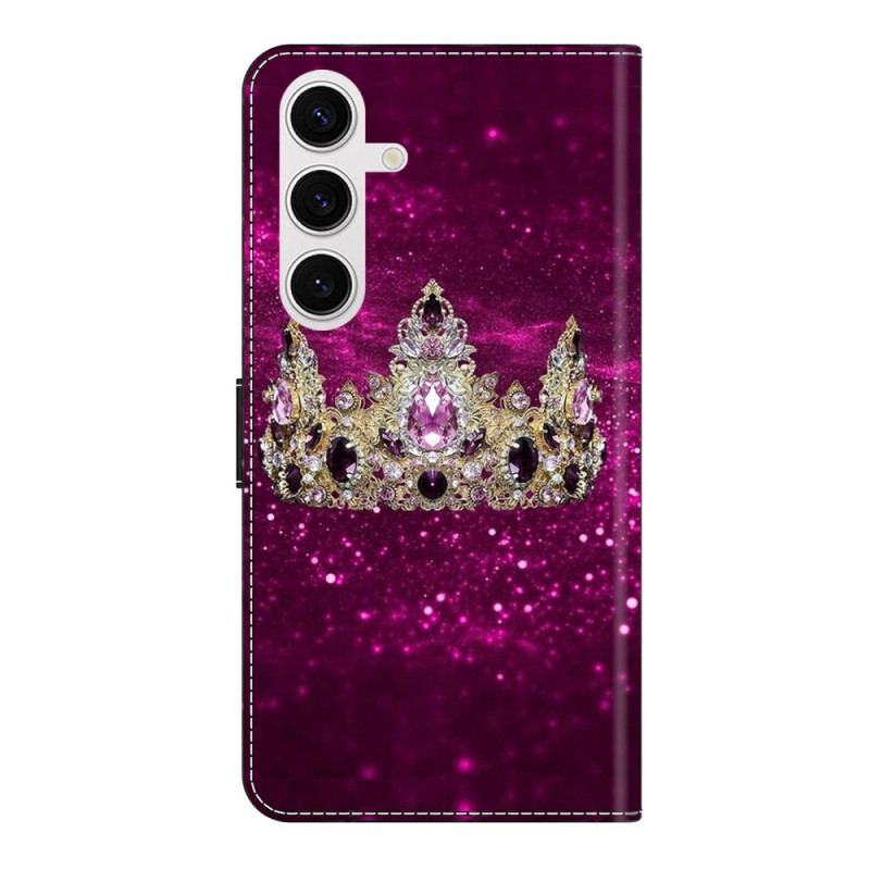 Housse Samsung Galaxy S26 Plus Couronne Diamant Violet
