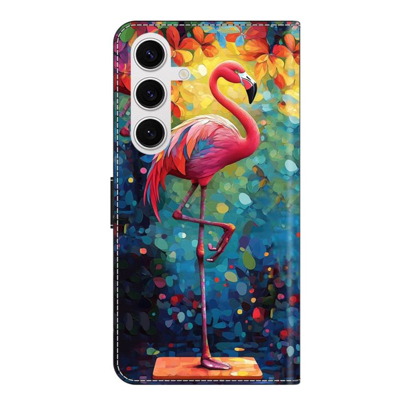 Housse Samsung Galaxy S26 Plus Flamant Rose Art