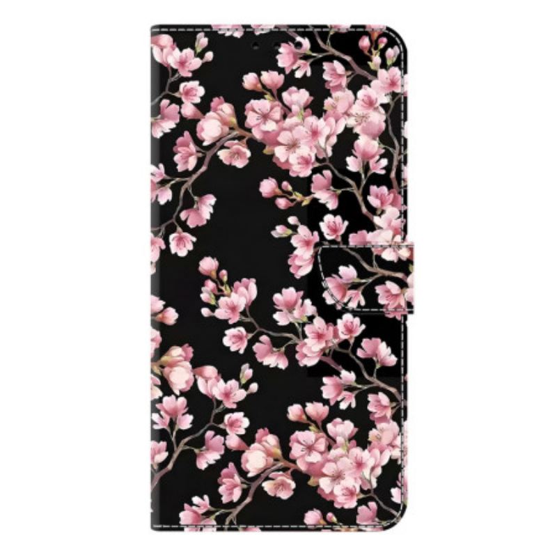 Housse Samsung Galaxy S26 Plus Fleurs de Pêcher