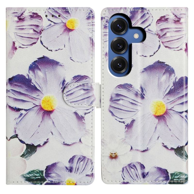 Housse Samsung Galaxy S26 Plus Fleurs Violettes