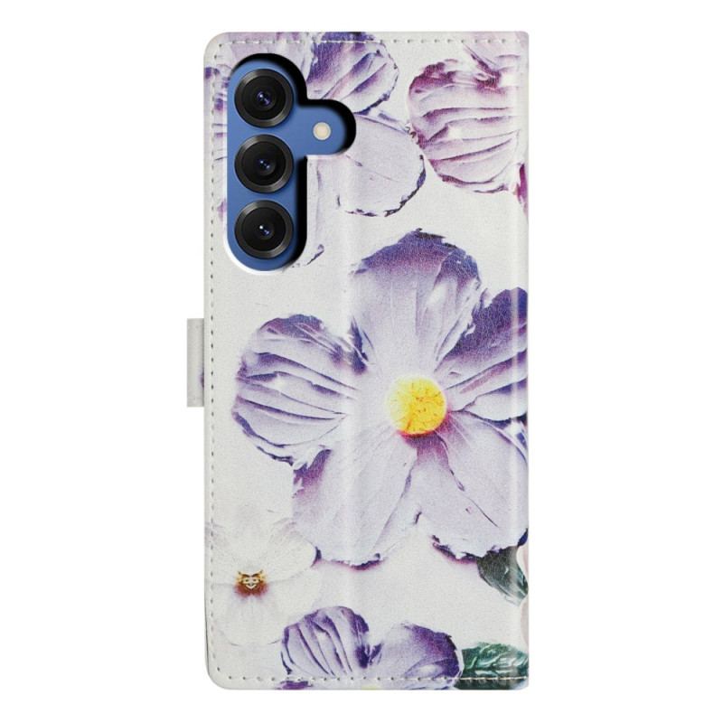 Housse Samsung Galaxy S26 Plus Fleurs Violettes