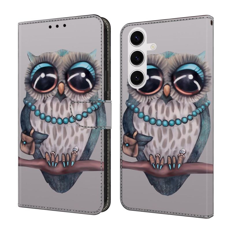 Housse Samsung Galaxy S26 Plus Hibou Collier