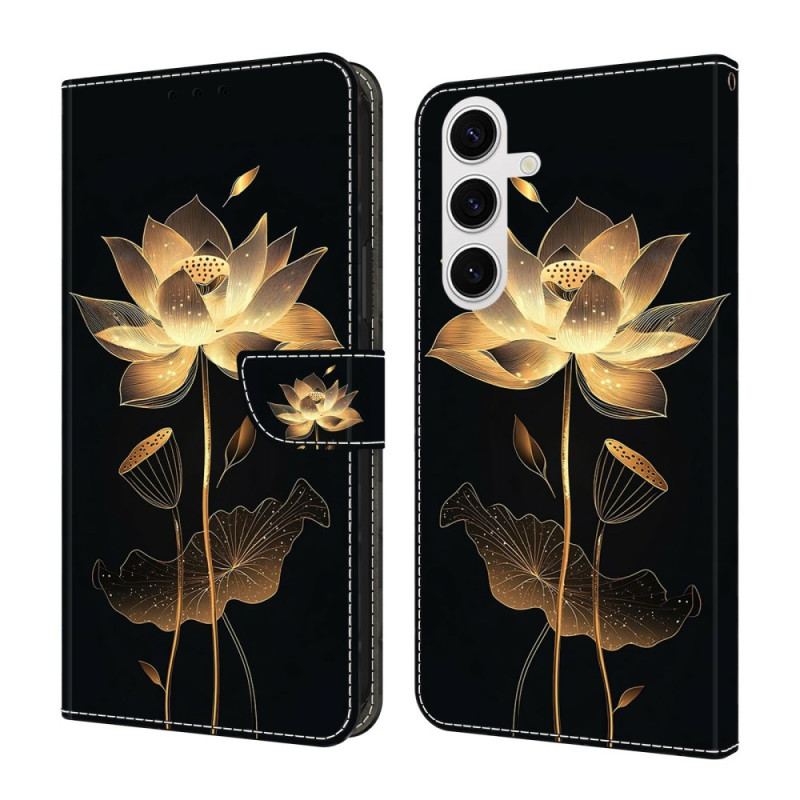 Housse Samsung Galaxy S26 Plus Lotus Doré