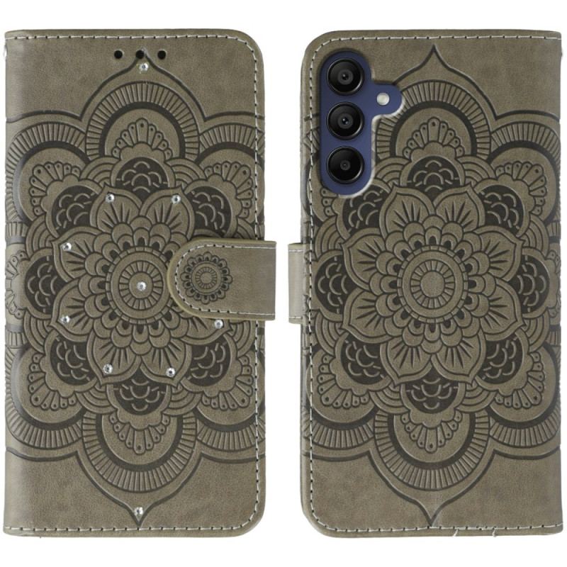 Housse Samsung Galaxy S26 Plus Mandala et strass
