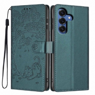 Housse Samsung Galaxy S26 Plus Motif Arbre et Chat