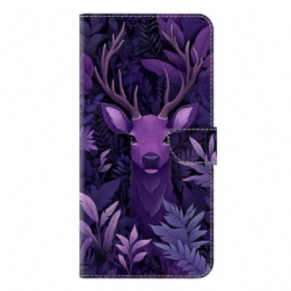 Housse Samsung Galaxy S26 Plus Motif Cerf Violet