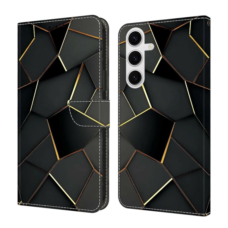 Housse Samsung Galaxy S26 Plus Motif Noir et Or