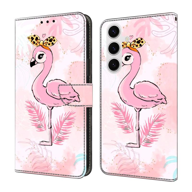 Housse Samsung Galaxy S26 Plus Motif Oiseau Rose