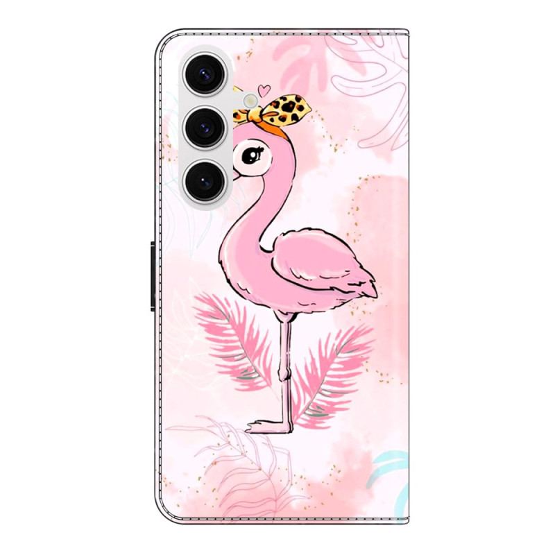 Housse Samsung Galaxy S26 Plus Motif Oiseau Rose