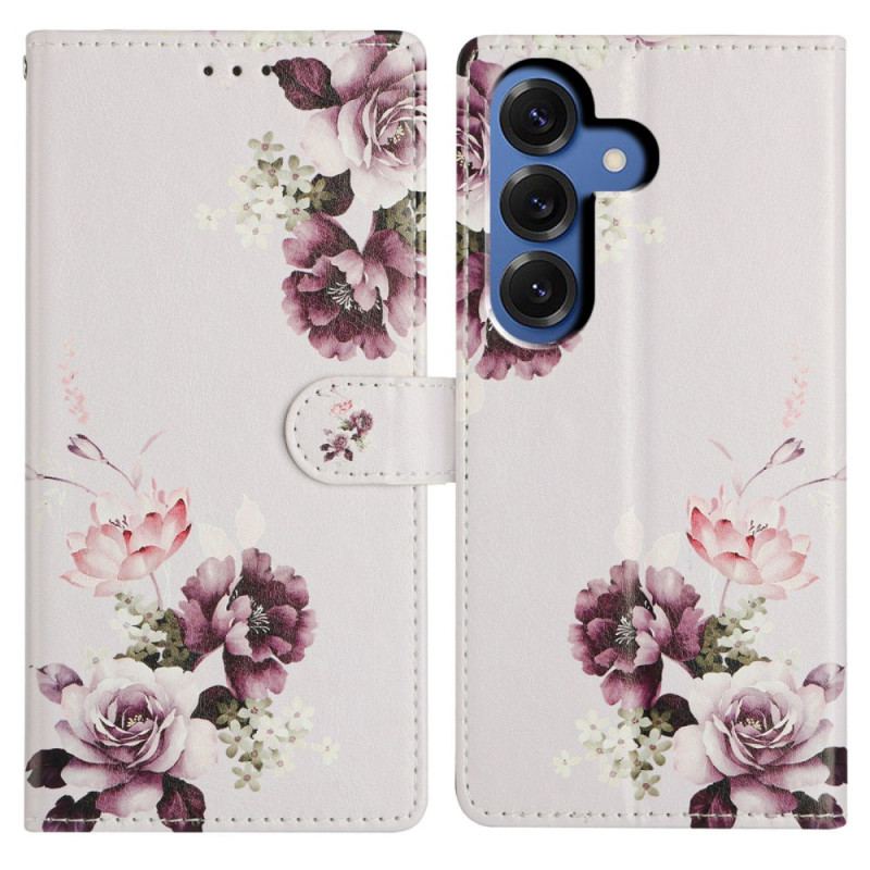 Housse Samsung Galaxy S26 Plus Motif Rose Croix