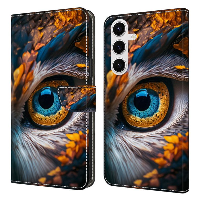 Housse Samsung Galaxy S26 Plus Motif Yeux Bleus