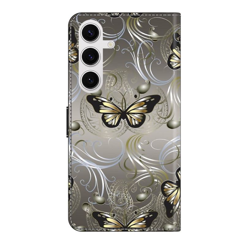 Housse Samsung Galaxy S26 Plus Papillons Dentelle