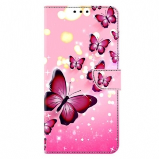 Housse Samsung Galaxy S26 Plus Papillons Roses