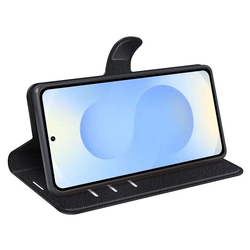 Housse Samsung Galaxy S26 Plus Simili Cuir Litchi