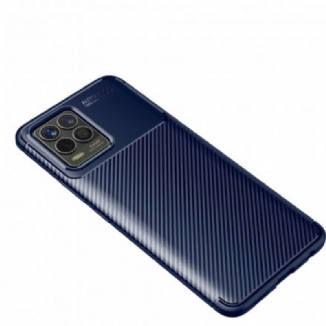 Coque Realme 8 / 8 Pro Flexible Texture Fibre Carbone