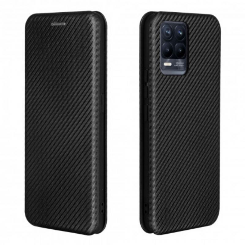 Flip Cover Realme 8 / 8 Pro Silicone Carbone Coloré