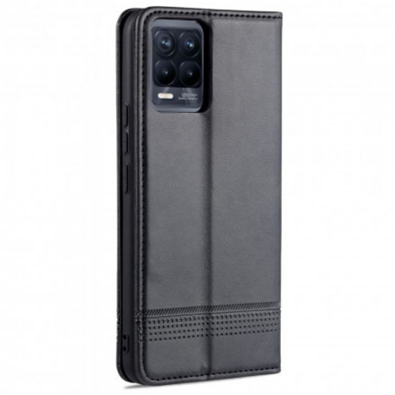 Flip Cover Realme 8 / 8 Pro Style Cuir AZNS